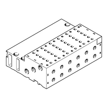 Festo Manifold Block MHA2-PR6-5-M5 MHA2-PR6-5-M5